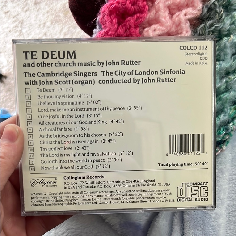 John Rutter Te Deum CD - Picture 2 of 6